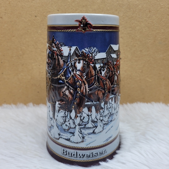 Budweiser Clydesdales Beer Stein Collector Series 1989 - Picture 2 of 6